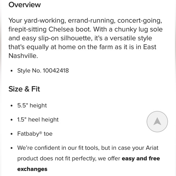 Ariat Fatbaby Chelsea Boot - Picture 9 of 9